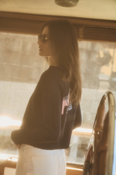 City Sweater - Stockholm Intarsia blue