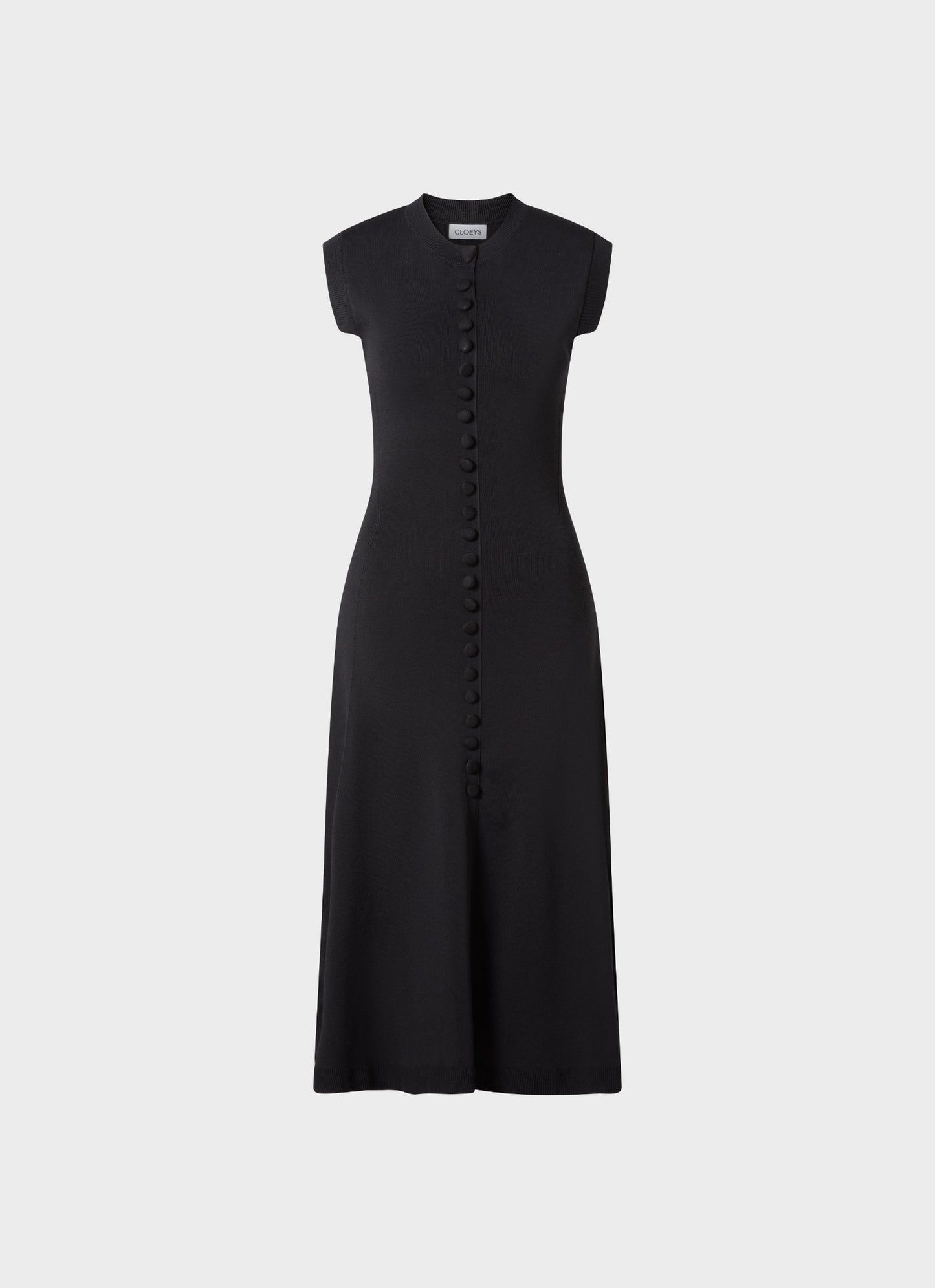Knitted fitted dress