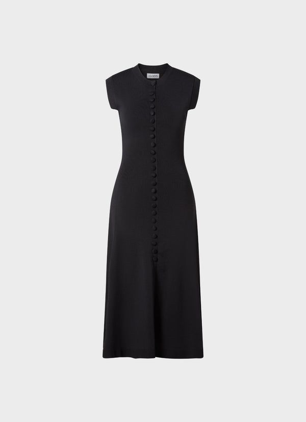 Knitted fitted dress