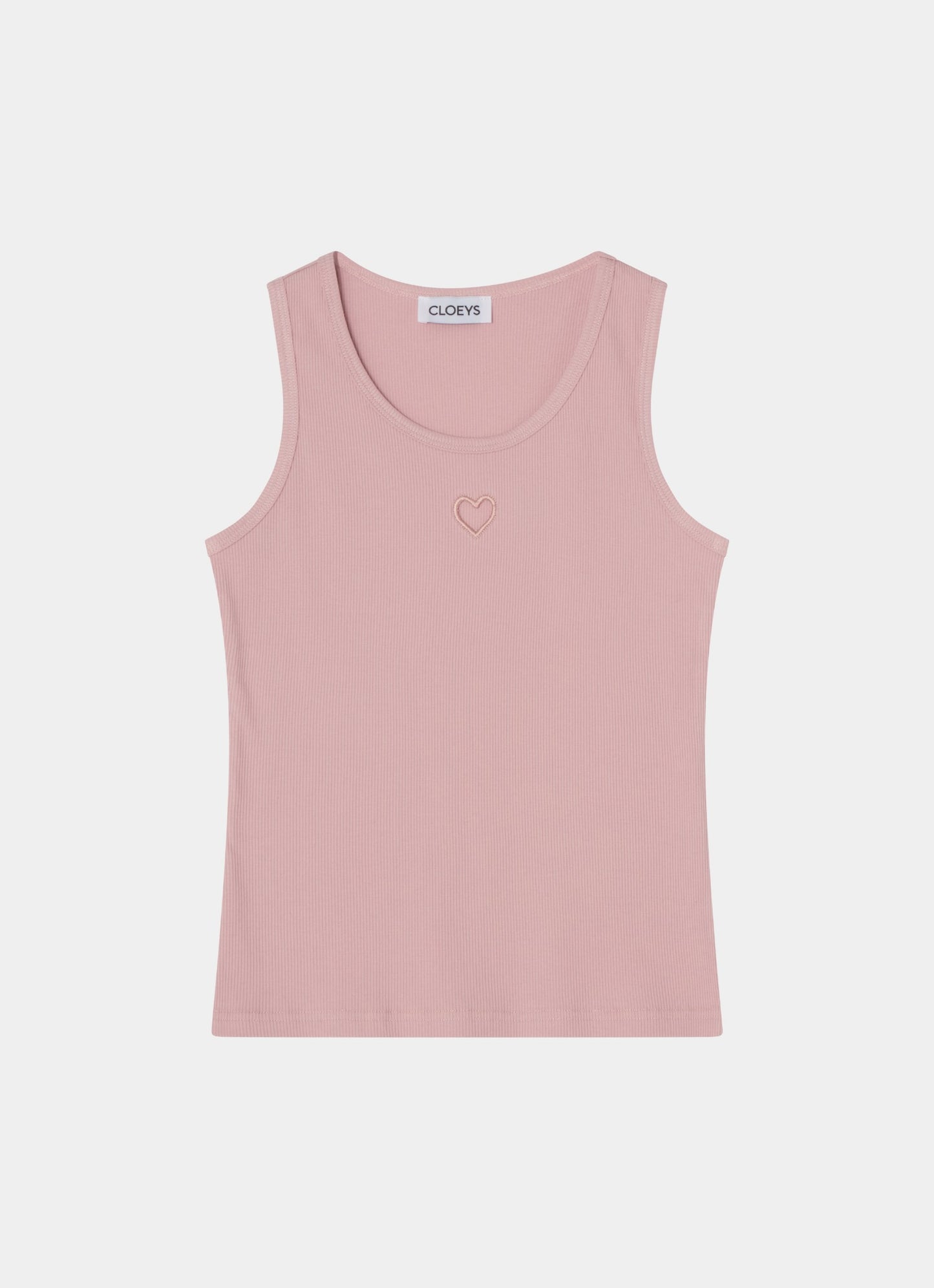 Heart Tank Top Pink