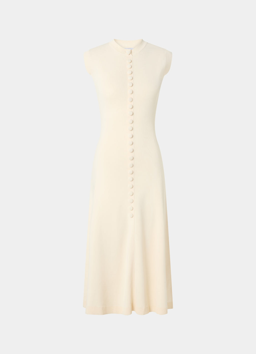 Knitted fitted dress off white Cloeys.se Knitted fitted dress off white Cloeys.se