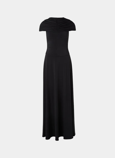 Draped dress black
