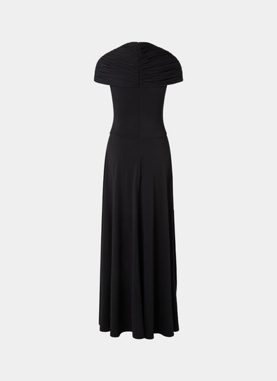 Draped dress black