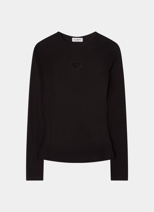 Tight long sleeve black