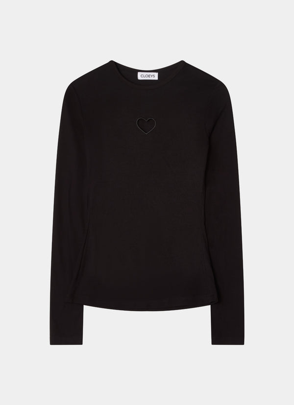 Tight long sleeve black