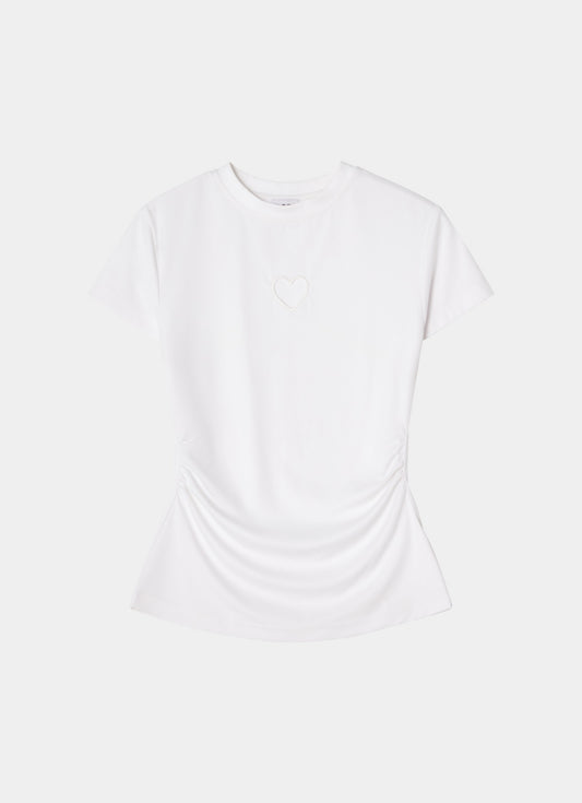 Tight fitted t-shirt white