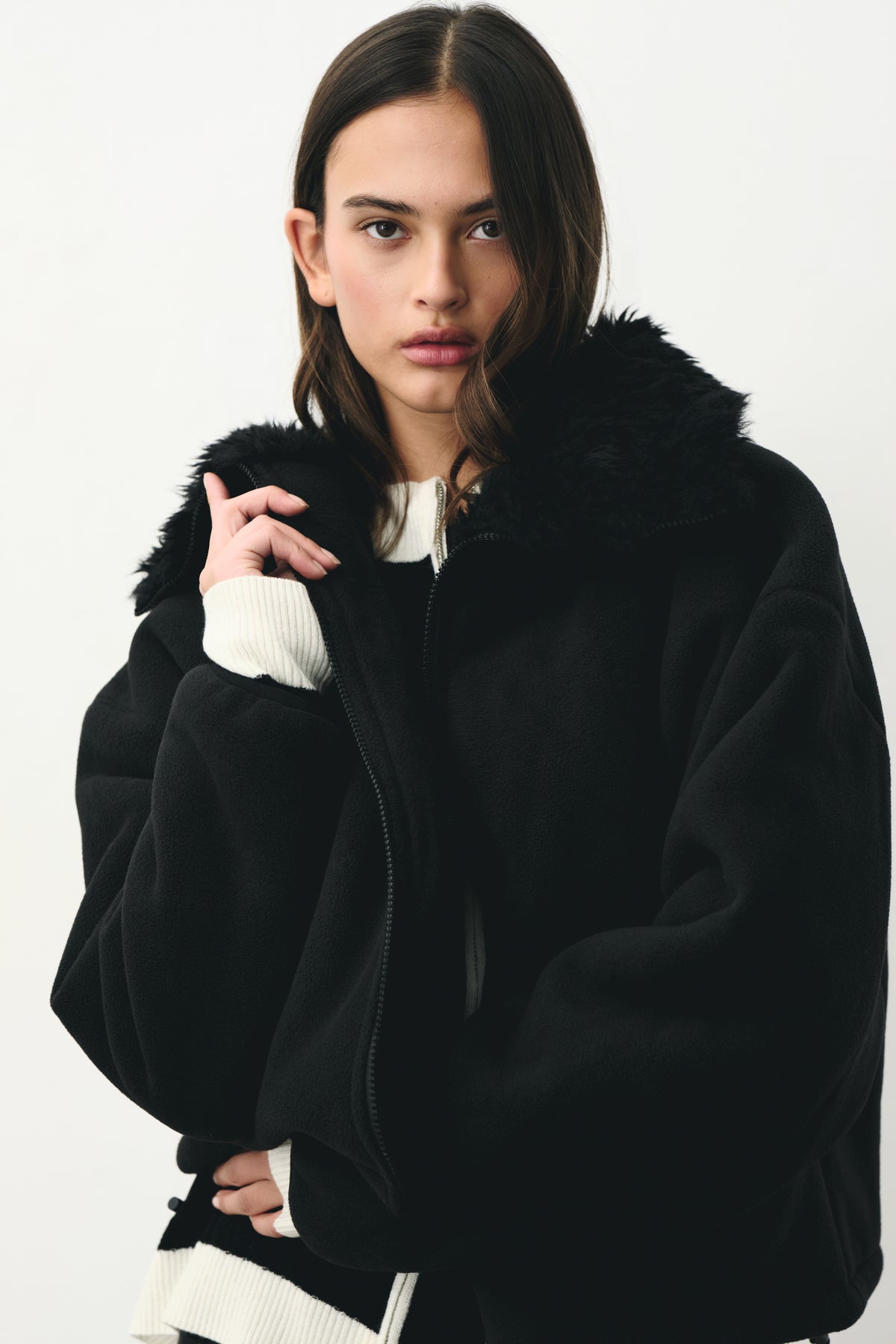 Fleece Jacket Black