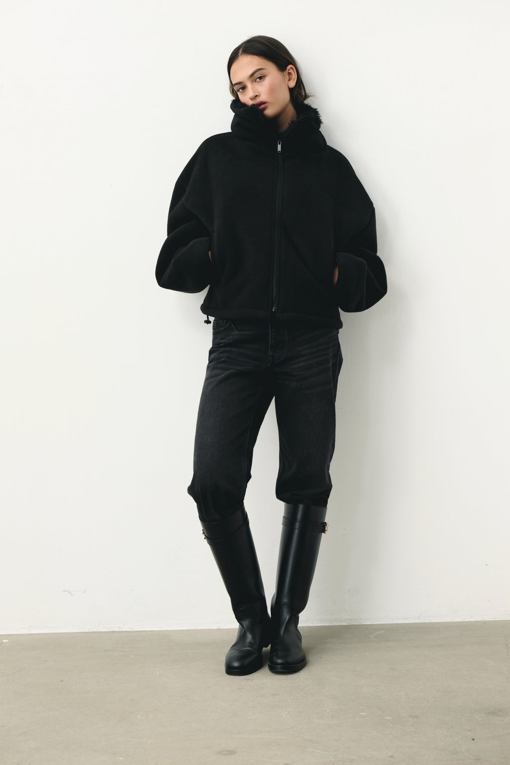 Fleece Jacket Black