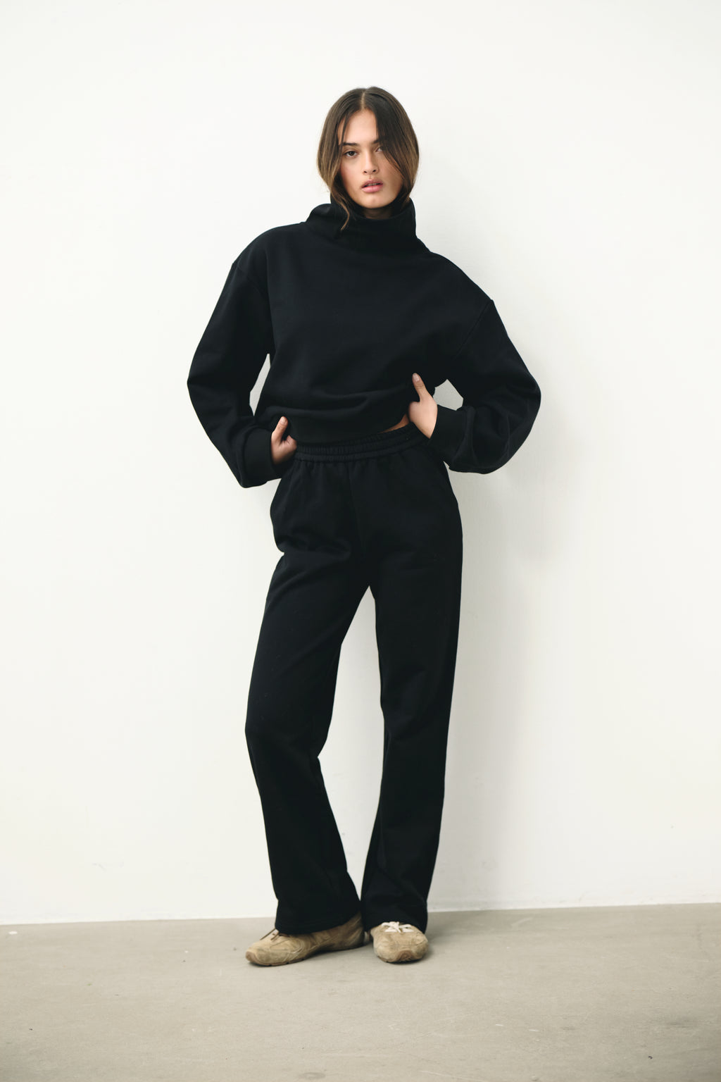The Heart Pocket sweatpants  Black