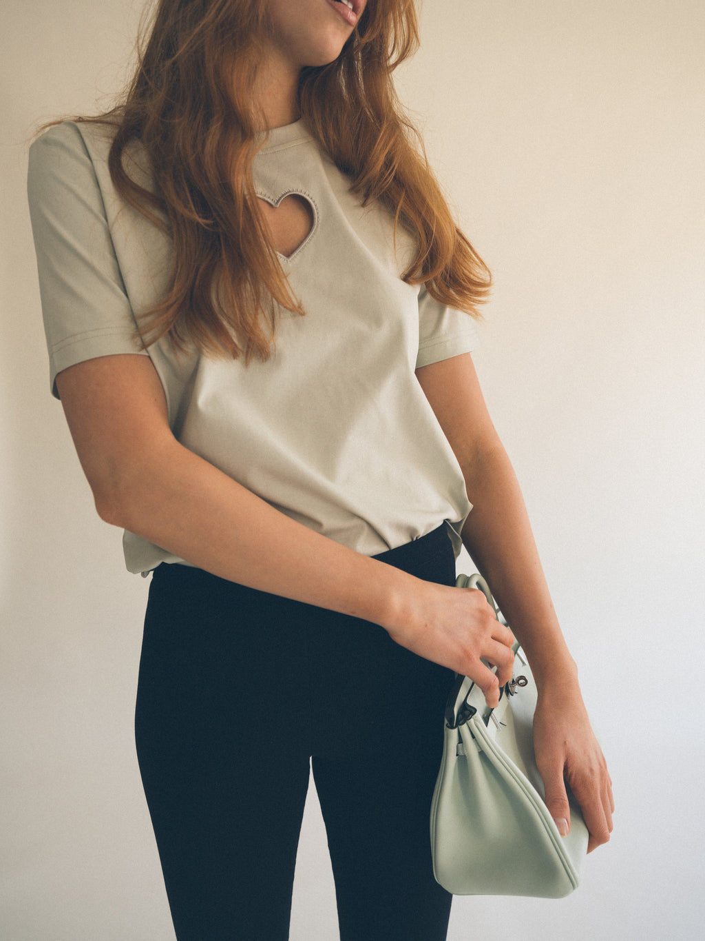 Heart T-shirt Mint Green