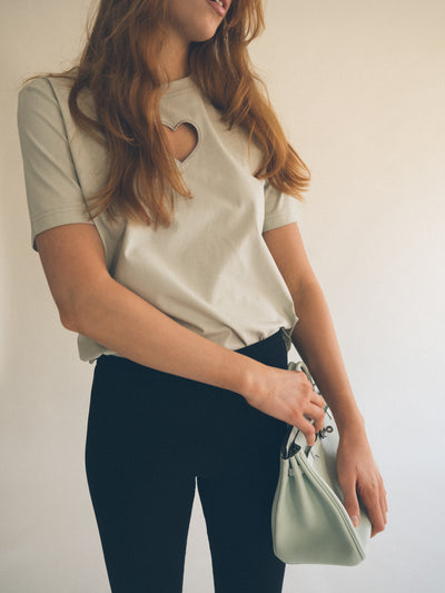 Heart T-shirt Mint Green