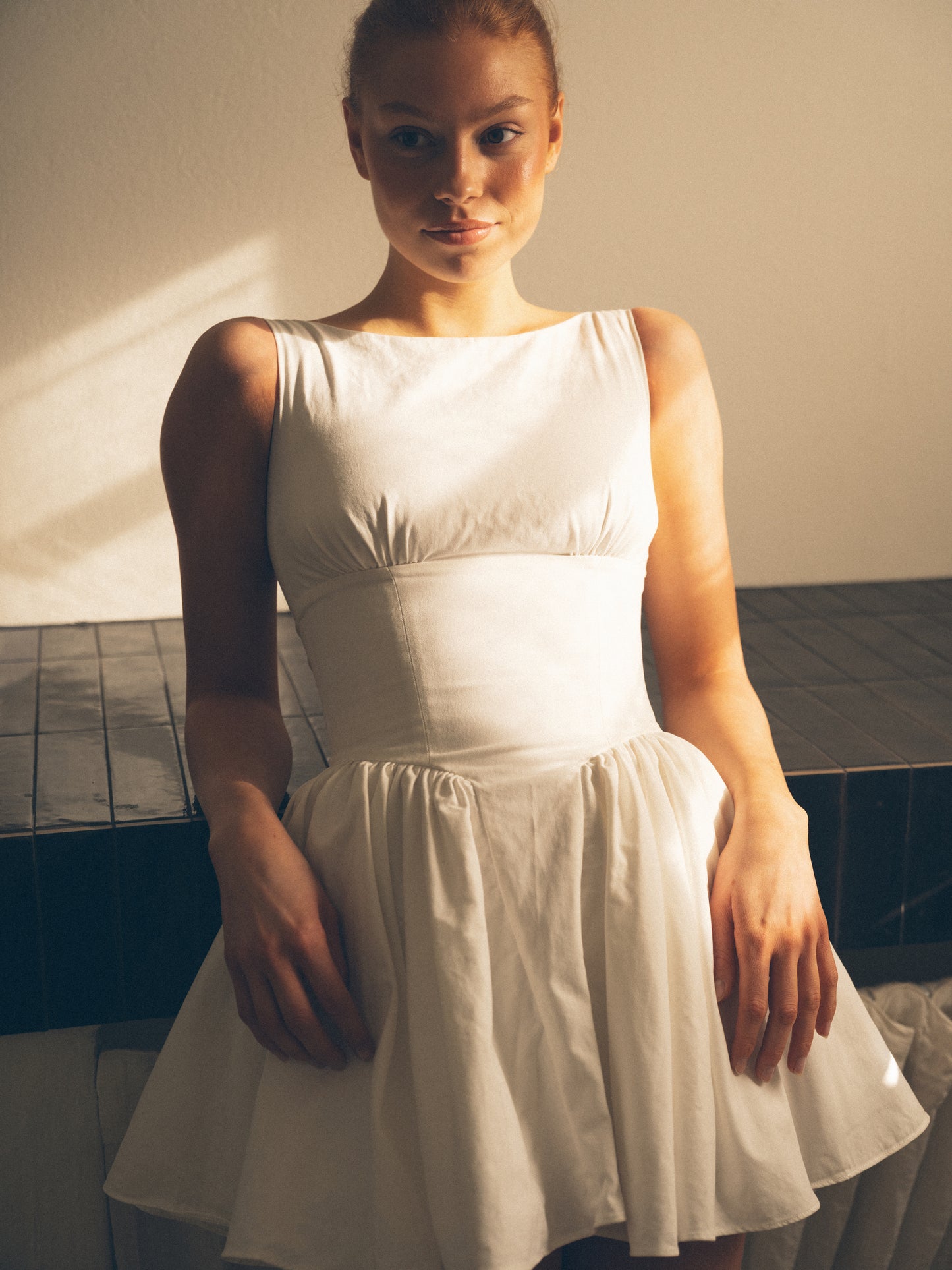 Corset dress white