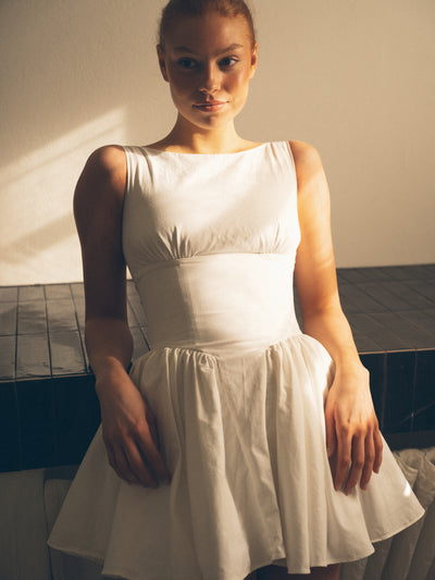Corset dress white