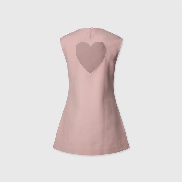 Heart cut out Dress Pink