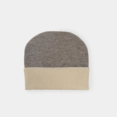 Beanie Grey & White