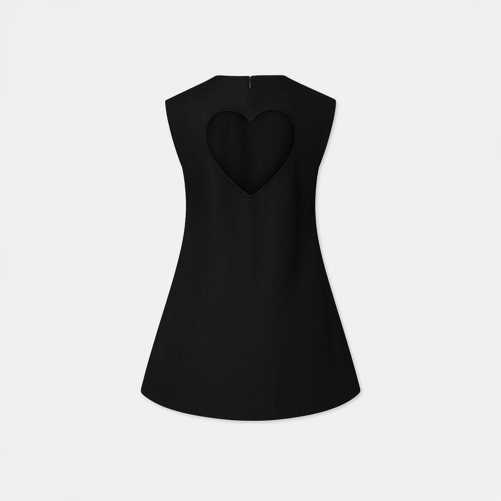 Heart cut out Dress Black – Cloeys.se Heart cut out Dress Black – Cloeys.se