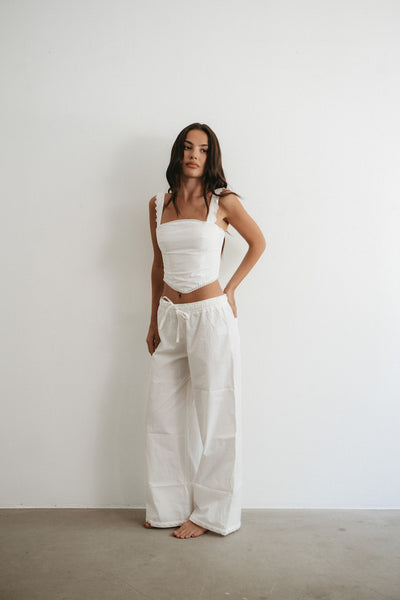Broderie Top white