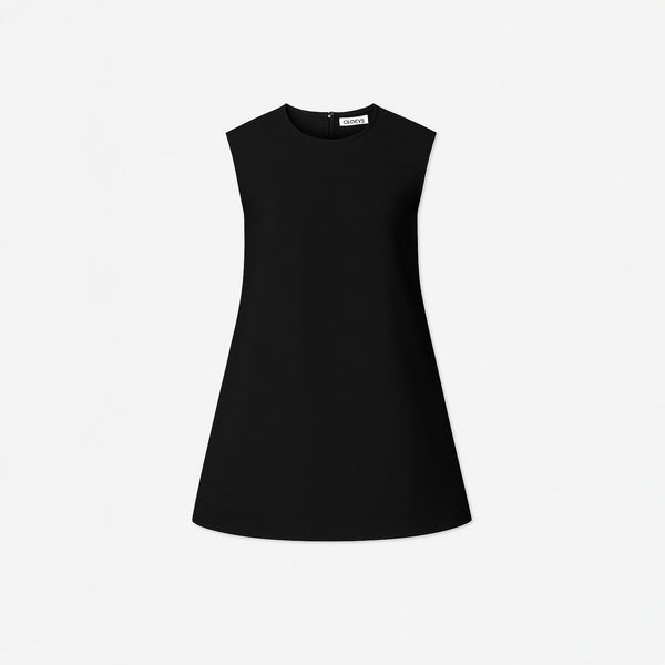 black dress white hearts Crystal Heart Back Dress AREA