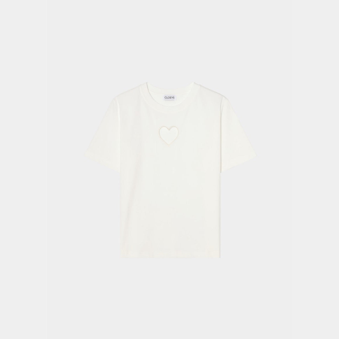 Heart T-shirt White